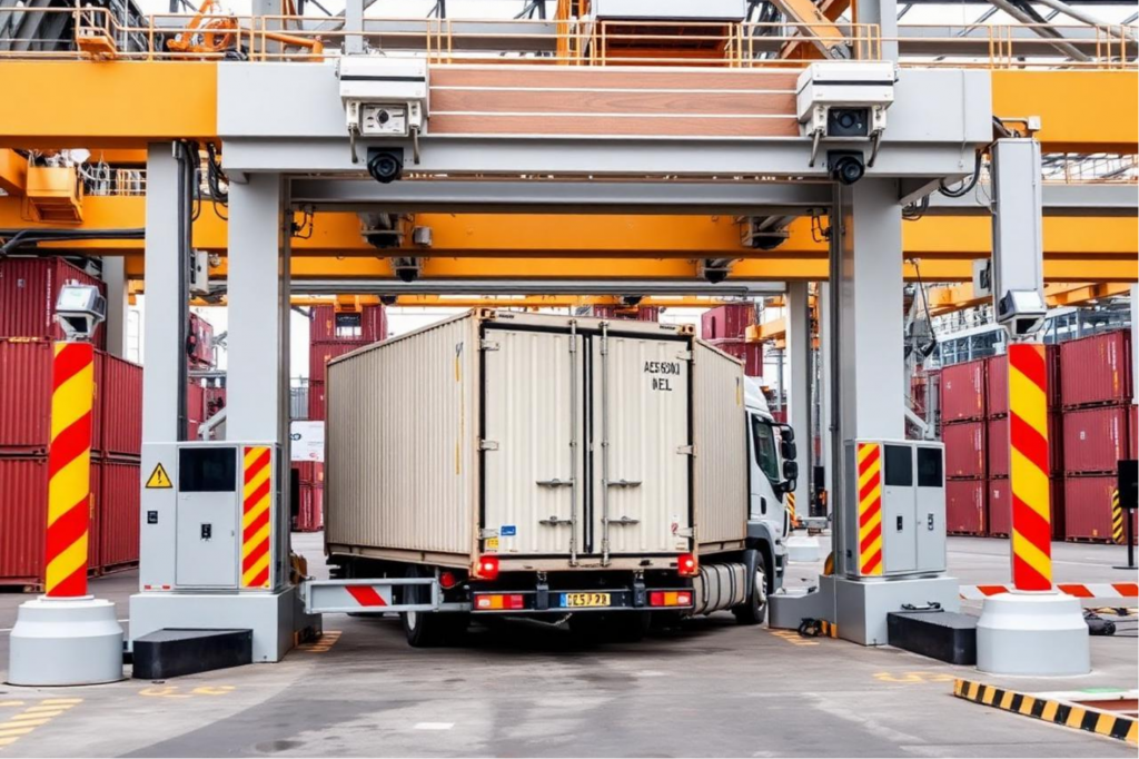 Container Management System from gate-in to gate-out fully automated logistics workflow