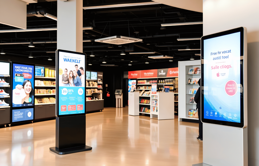 Smart Digital Signage displays for retail stores